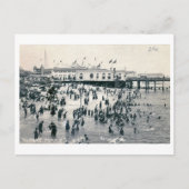 ビーチビュー、アスベリーパークニュージャージーヴィンテージ ポストカード (正面)