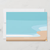 ビーチビルボード招待状 招待状 (裏面)