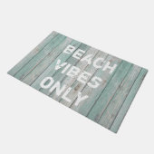 ビーチビーズオンリー動揺してコテージウッド ドアマット (アングル)