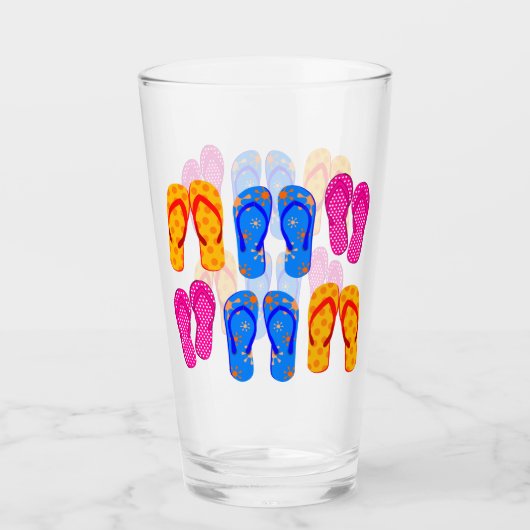 ビーチビーチサンダルトンサンダルスサンダルス海シーサイド タンブラーグラス (正面)