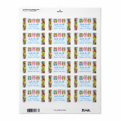 ビーチビーチサンダル住所 シール (フルシート)