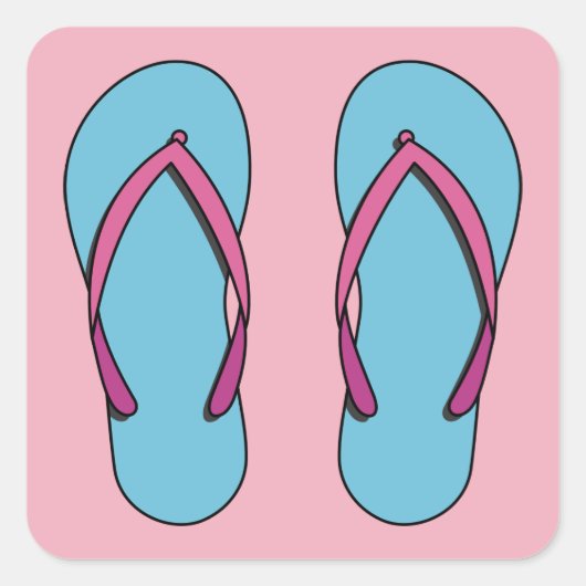 ビーチビーチサンダル スクエアシール (正面)