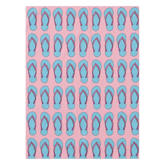 ビーチビーチサンダル テーブルクロス (正面)