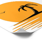 ビーチビーブスサマーレトロサンセットバケーション ポスター (角)