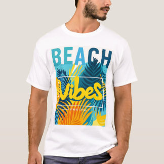ビーチビーブストロピカル通りスタイル Tシャツ