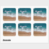 ビーチビーブズオンリーシーショアコースタルカモメ スクエアシール (シート)