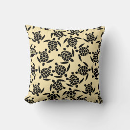 ビーチビーブモチーフ |ウミガメ模様 クッション