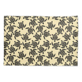 ビーチビーブモチーフ |ウミガメ模様 枕カバー (裏面)