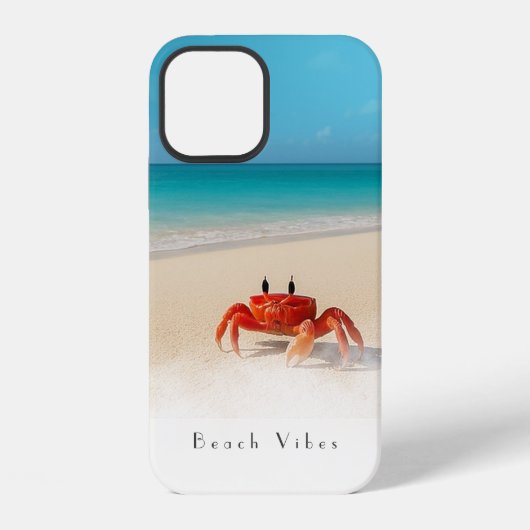 ビーチビーブ – iPhone 12タフケース1カニ iPhoneケース (裏面)