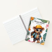 ビーチビーベアで晴れた冒険 – おもしろい準備 ノートブック (内部)