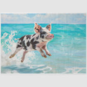 ビーチピグスイミングデコップ 薄葉紙 (正面)