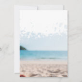 ビーチピンクフラミンゴス退職パーティー 招待状 (裏面)