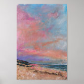 ビーチファインアート絵画ズアートプリント ポスター (正面)