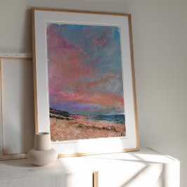 ビーチファインアート絵画ズアートプリント ポスター