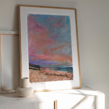 ビーチファインアート絵画ズアートプリント