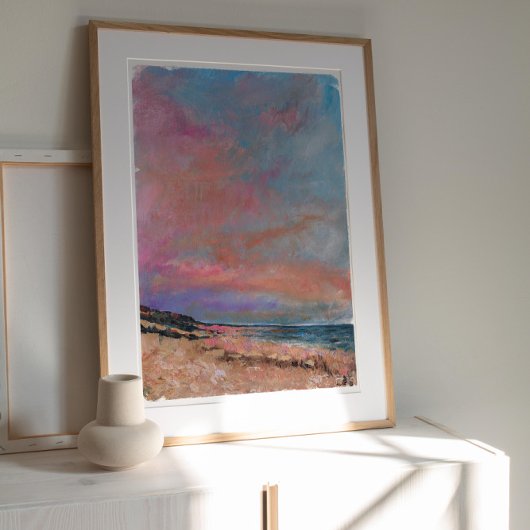 ビーチファインアート絵画ズアートプリント ポスター