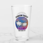 ビーチファミリーリユニオンカスタムクルーズサマー vacation タンブラーグラス (裏面)