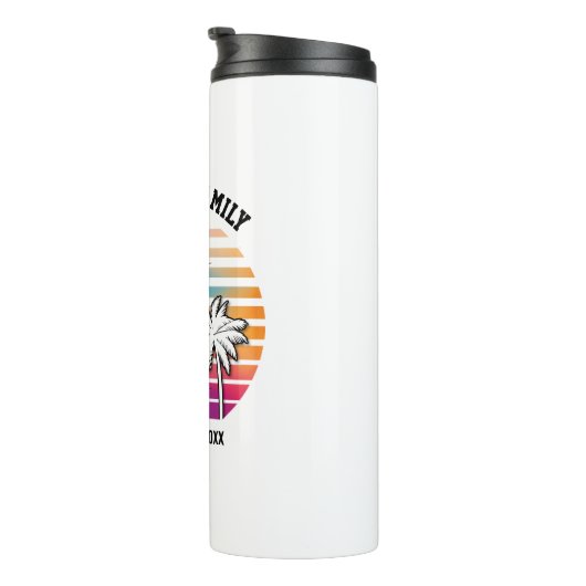 ビーチファミリーリユニオンカスタムクルーズサマー vacation タンブラー (回転右)