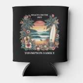 ビーチファミリー懇親会カスタムクルーズサマーバケーション 缶クーラー (正面)