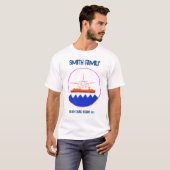 ビーチファミリー懇親会カスタムクルーズサマーバケーション Tシャツ (正面フル)