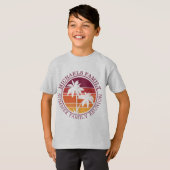 ビーチファミリー懇親会サンセットアイランドバケーション Tシャツ (正面フル)