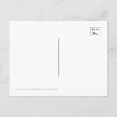 ビーチファミリ懇親会またはパーティー保存日付 案内ポストカード (裏面)