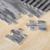 ビーチフェンスと灯台 ジグソーパズル (側面)