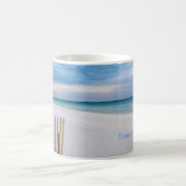 ビーチフェンスモーニングデスティンフロリダクラシックーラムグ コーヒーマグカップ (中央)