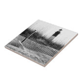 ビーチフェンス及び灯台 タイル (側面)