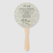 ビーチフォトウェディングパーティー ハンドファン (裏面)