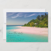 ビーチフォトウェディング Save the Date セーブザデート (正面)