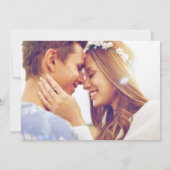 ビーチフォトウェディング Save the Date セーブザデート (裏面)