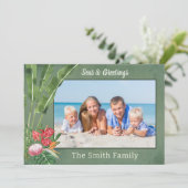 ビーチフォトクリスマス シーズンカード (スタンド正面)