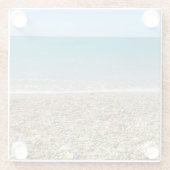 ビーチフォトグラスコースター ガラスコースター (裏面)