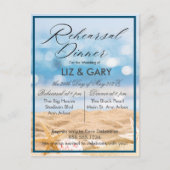 ビーチフォトデスティネーションリハーサルディナー ポストカード (正面)