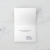 ビーチフォトホリデーシーズアンドグリーティングクリスマス カード (内部)