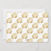 ビーチフォトホリデーシーズアンドグリーティングクリスマス シーズンカード (裏面)