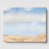 ビーチフォト宛先ウェディング ゲストブック (裏面)