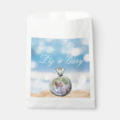 ビーチフォト宛先ウェディング フェイバーバッグ (正面)