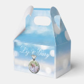 ビーチフォト宛先ウェディング フェイバーボックス (正面サイド)