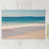 ビーチフォト海ブルーシーニック紙ランチョンマット ペーパーパッド (インサイチュ)