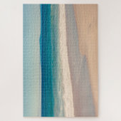 ビーチフォト海ブルー風光明媚 ジグソーパズル (縦)