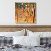 ビーチフォレストバイグスタフクリムトファインアートキャンバス印刷 キャンバスプリント (インサイチュ (寝室))