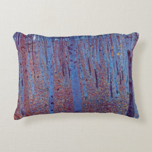 ビーチフォレストバイグスタフクリムトヴィンテージアールヌーボー アクセントクッション (正面)