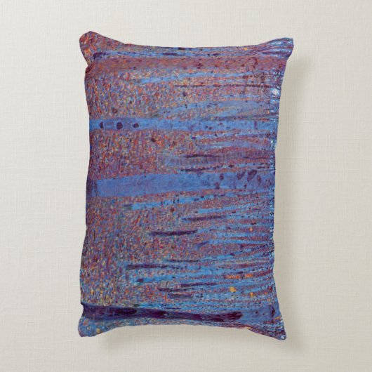 ビーチフォレストバイグスタフクリムトヴィンテージアールヌーボー アクセントクッション (裏面(縦))