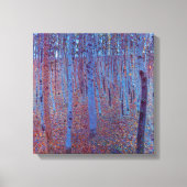 ビーチフォレストバイグスタフクリムトヴィンテージアールヌーボー キャンバスプリント (正面)