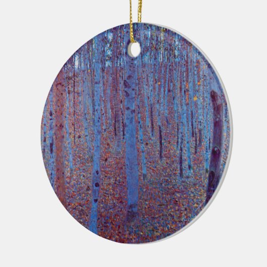 ビーチフォレストバイグスタフクリムトヴィンテージアールヌーボー セラミックオーナメント (左)