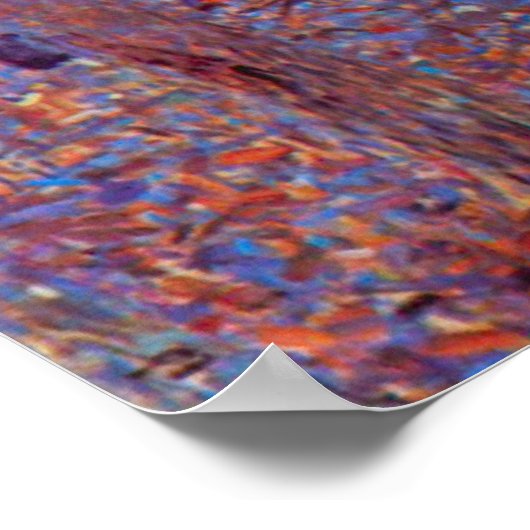 ビーチフォレストバイグスタフクリムトヴィンテージアールヌーボー ポスター (角)