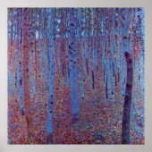 ビーチフォレストバイグスタフクリムトヴィンテージアールヌーボー ポスター (正面)