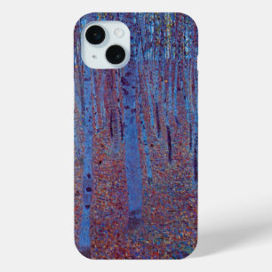 ビーチフォレストバイグスタフクリムトヴィンテージアールヌーボー iPhone 15 MINIケース